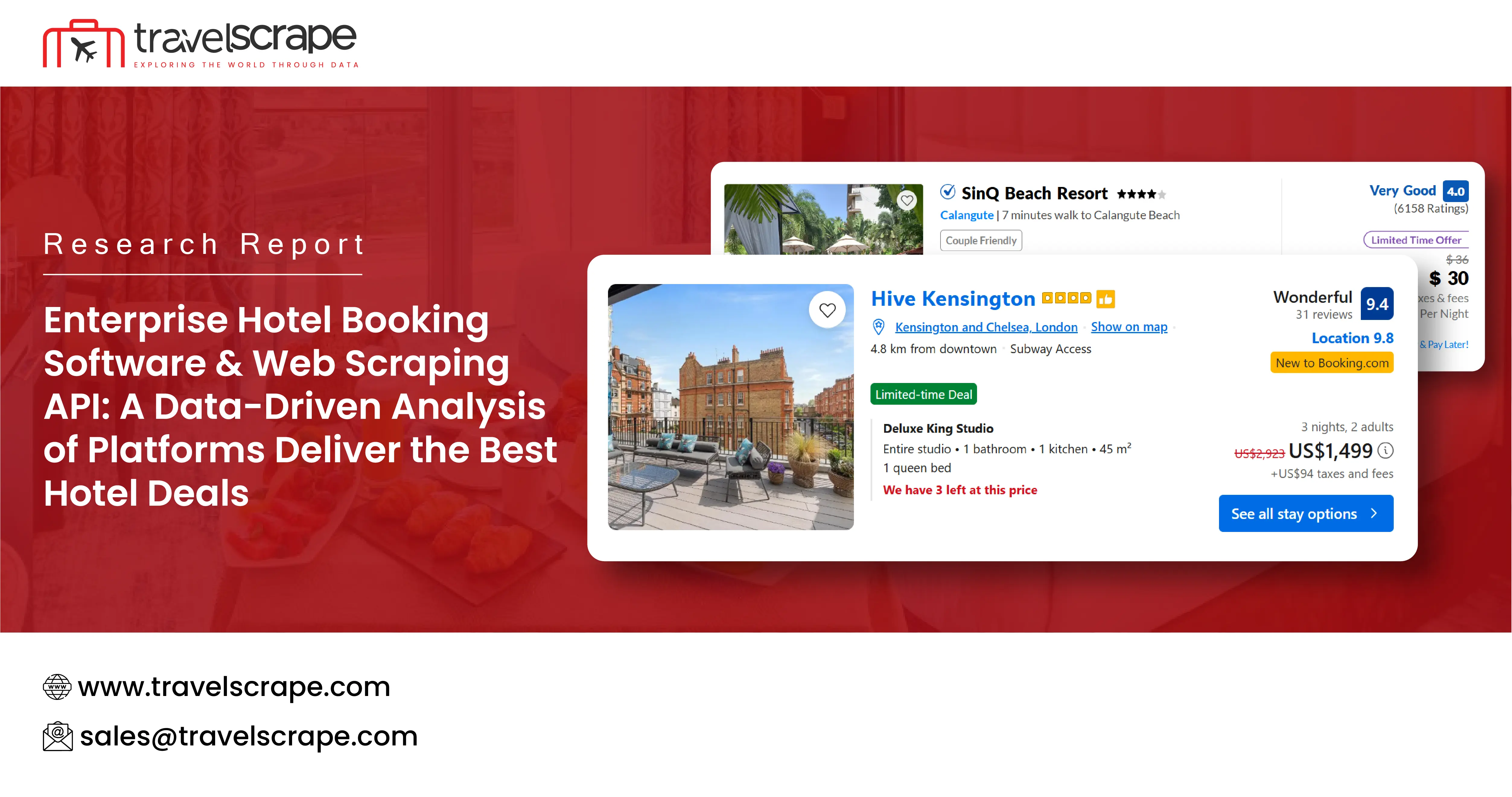 Enterprise Hotel Booking Software & Web Scraping API